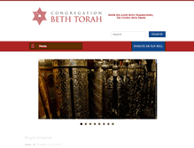 Tablet Screenshot of beth-torah.com